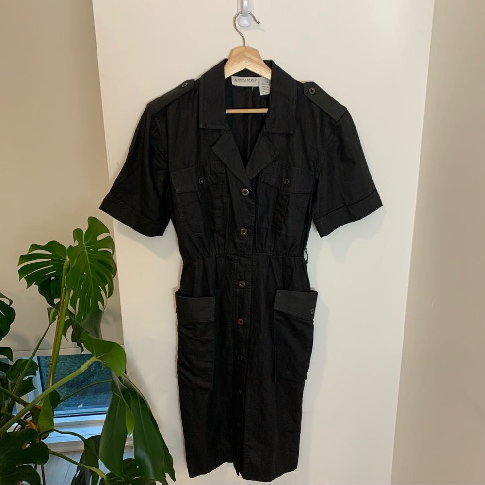 Vintage linen-like dress
